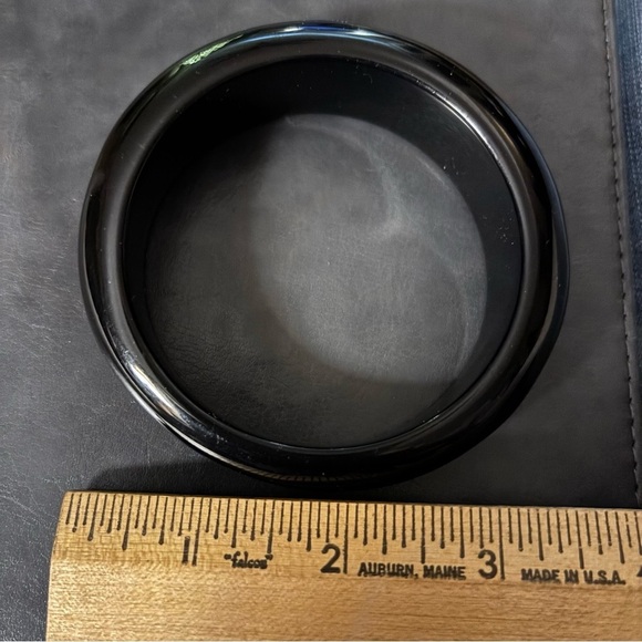 ST JOHN LONG NECKLACE WITH MATCHING BRACELETS BLACK & CLEAR EXCELLENT CONDITION - Picture 9 of 12